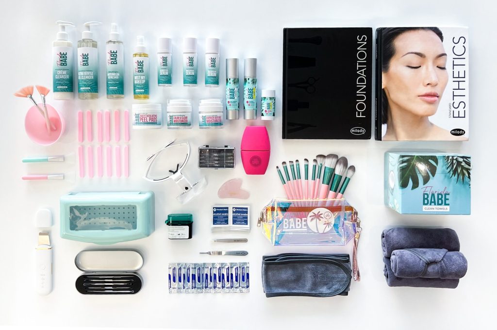 esthetician training program student kit